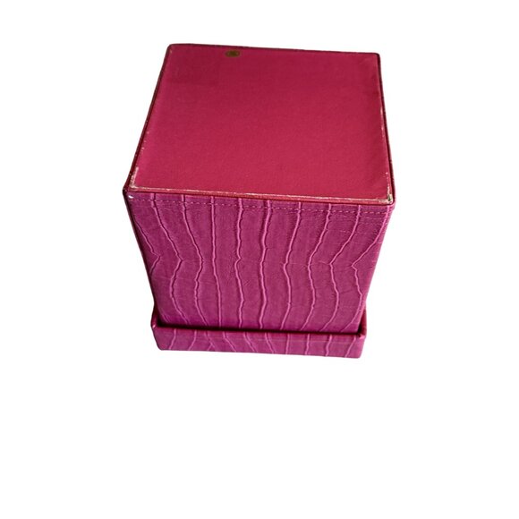 Set Of 3 Pink Crocodile Embossed Nesting Decorative Boxes - Picture 7 of 7